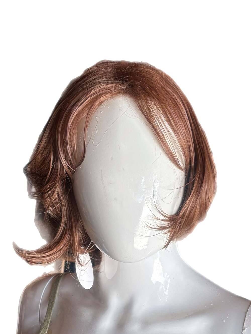 Jon Renau Jazz Synthetic Wig in Toasted Brown Brownish Red Short Layers